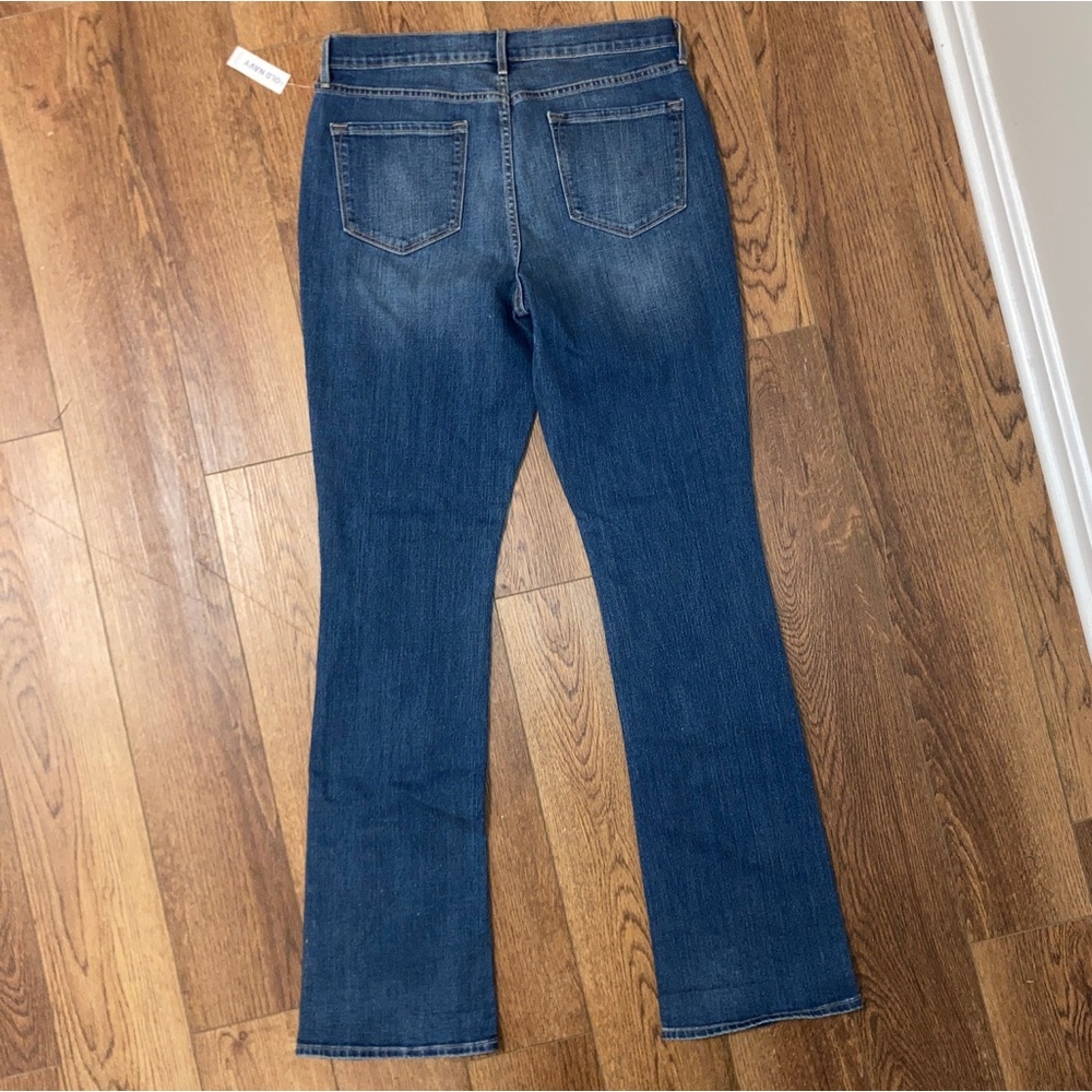 nwt OLD NAVY Curvy Profile BOOT CUT Mid Rise STRETCH Jeans Women's sz 12 TALL - Picture 3 of 14